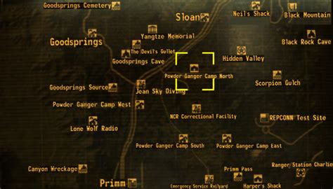 fallout new vegas powder gangers location|new vegas powder gangers reputation.